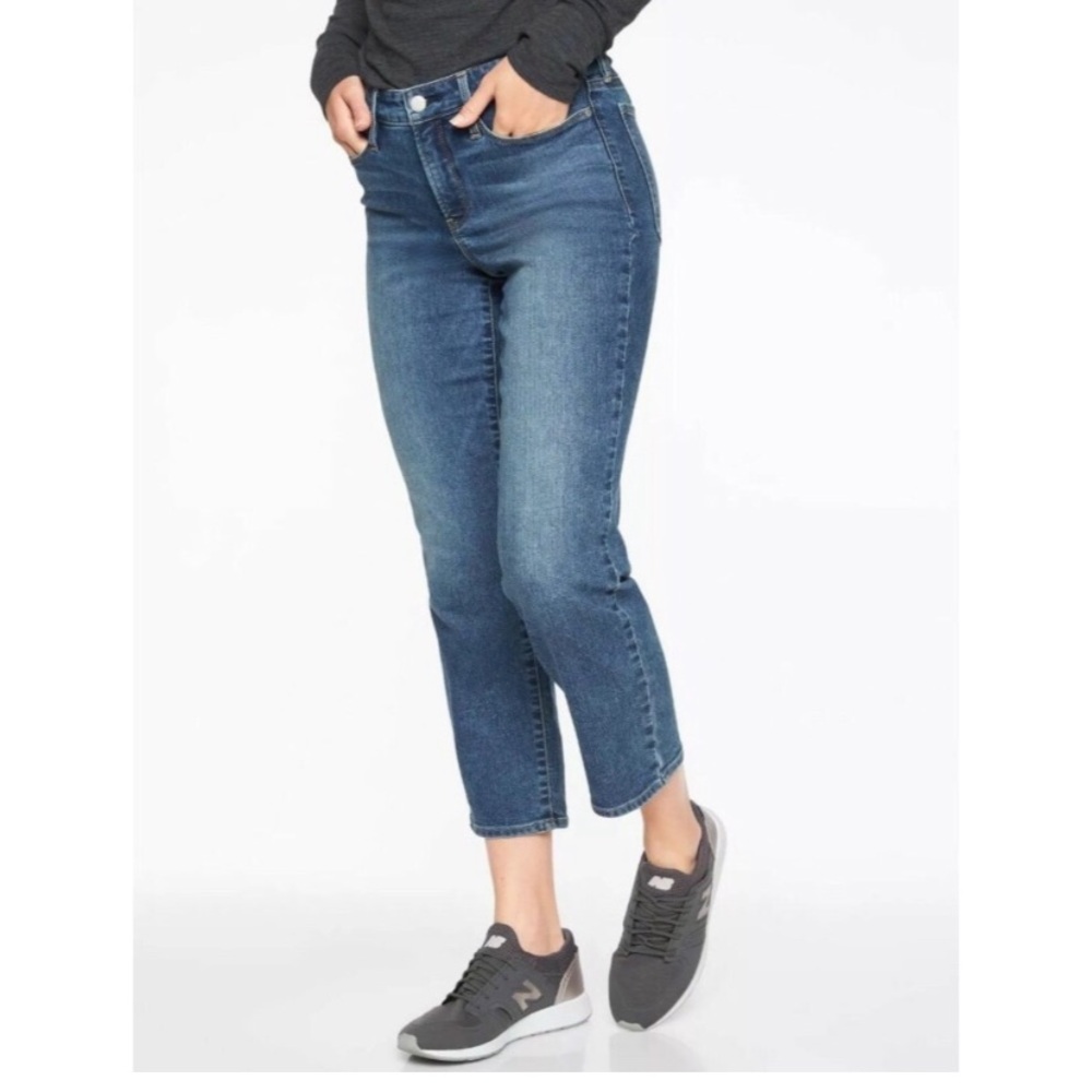 Athleta Sculptek Slim Lapis Wash Jeans